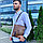 Мужская сумка-планшет через плечо Polo Videng тёмно-коричневый, фото 2