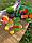 Детский игровой набор овощей и фруктов на липучках в корзинке 30 предметов, игрушечная еда для игры детей, фото 4