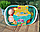 Детский игровой набор овощей и фруктов на липучках в корзинке 30 предметов, игрушечная еда для игры детей, фото 3