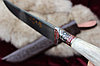 Нож Пчак с ручкой из белого рога Сайгака (средний), №2, фото 2