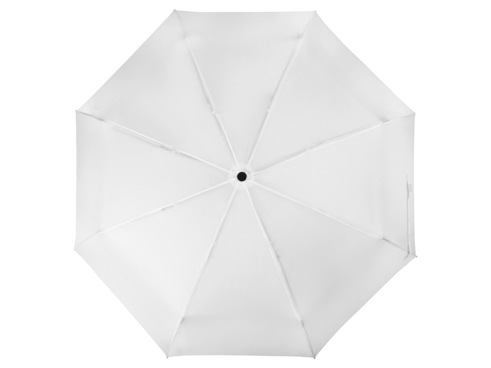 Зонт складной Columbus, механический, 3 сложения, с чехлом, белый - фото 5 - id-p216514109