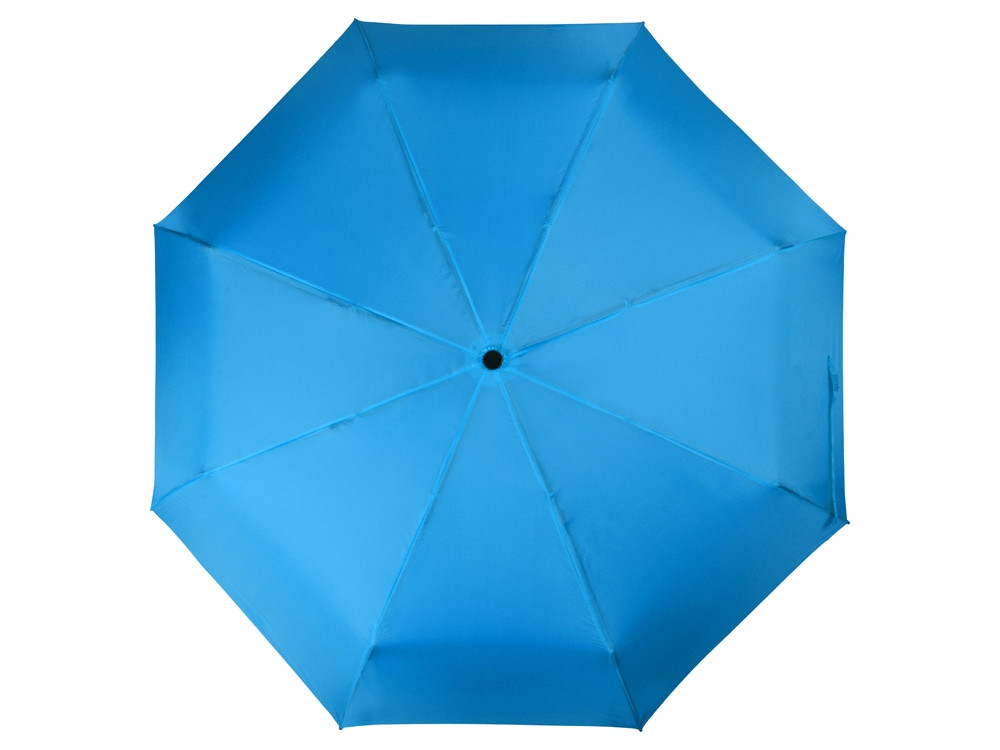 Зонт складной Columbus, механический, 3 сложения, с чехлом, голубой - фото 5 - id-p216514110