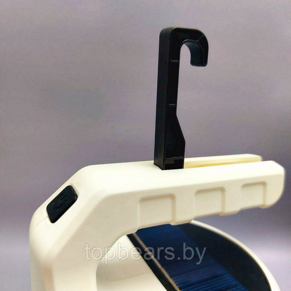 Кемпинговый ручной фонарь-лампа Outdoor camping light SL-008 (USB, солнечная батарея, 6 режимов работы, - фото 7 - id-p215284311