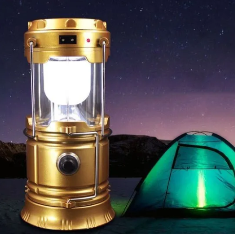 Универсальный складной кемпинговый фонарь-лампа 6 LED Solar Camping Lamp SH 5800T 3W с солнечной панелью - фото 8 - id-p216373044