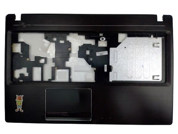 Верхняя часть корпуса (Palmrest) Lenovo IdeaPad G580 с тачпадом, черный (с разбора)