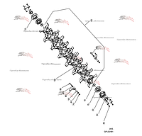 Роторный вал SPI.00181 для свеклоуборочного комбайна Grimme Rexor 620/630