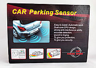 Парктроник Car Parking Sensor (4 датчика 22 мм, дисплей, белый) DYW-K18WH