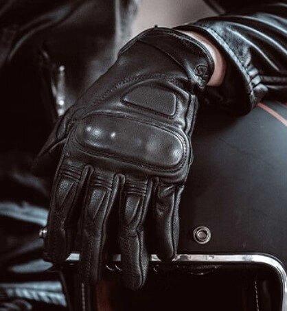 Перчатки кожаные Scoyco MC154 Black - фото 4 - id-p216529594