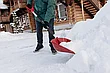 Лопата для уборки снега Fachmann 05.001. Пластик, ручка метал, фото 3