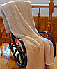 Плед из шерсти австралийского мериноса Tumbler бежевый.Размер 100х140, фото 3