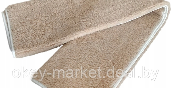 Плед из шерсти австралийского мериноса Tumbler бежевый.Размер 100х140, фото 3