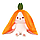 Мягкая игрушка-трансформер Кролик-морковка, Кролик-Клубничка, фото 3