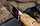 Охотничий нож Голова Зверя (Медведь), деревянная ручка, фото 4