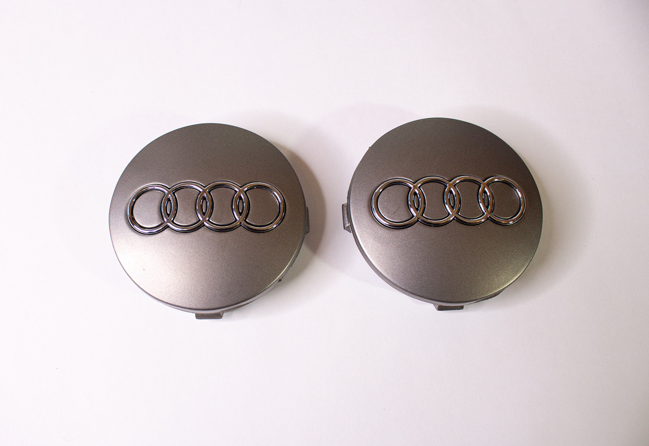 Колпачки на колеса диски Ауди Заглушки на ступицу Audi 60(59)мм на 57мм - фото 3 - id-p216534524