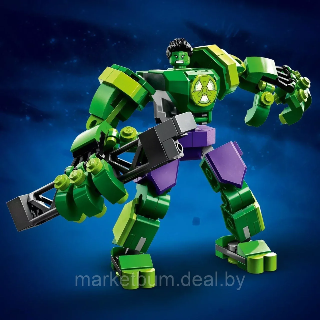 Конструктор LEGO Marvel 76241, Халк Механическая броня - фото 3 - id-p216534522