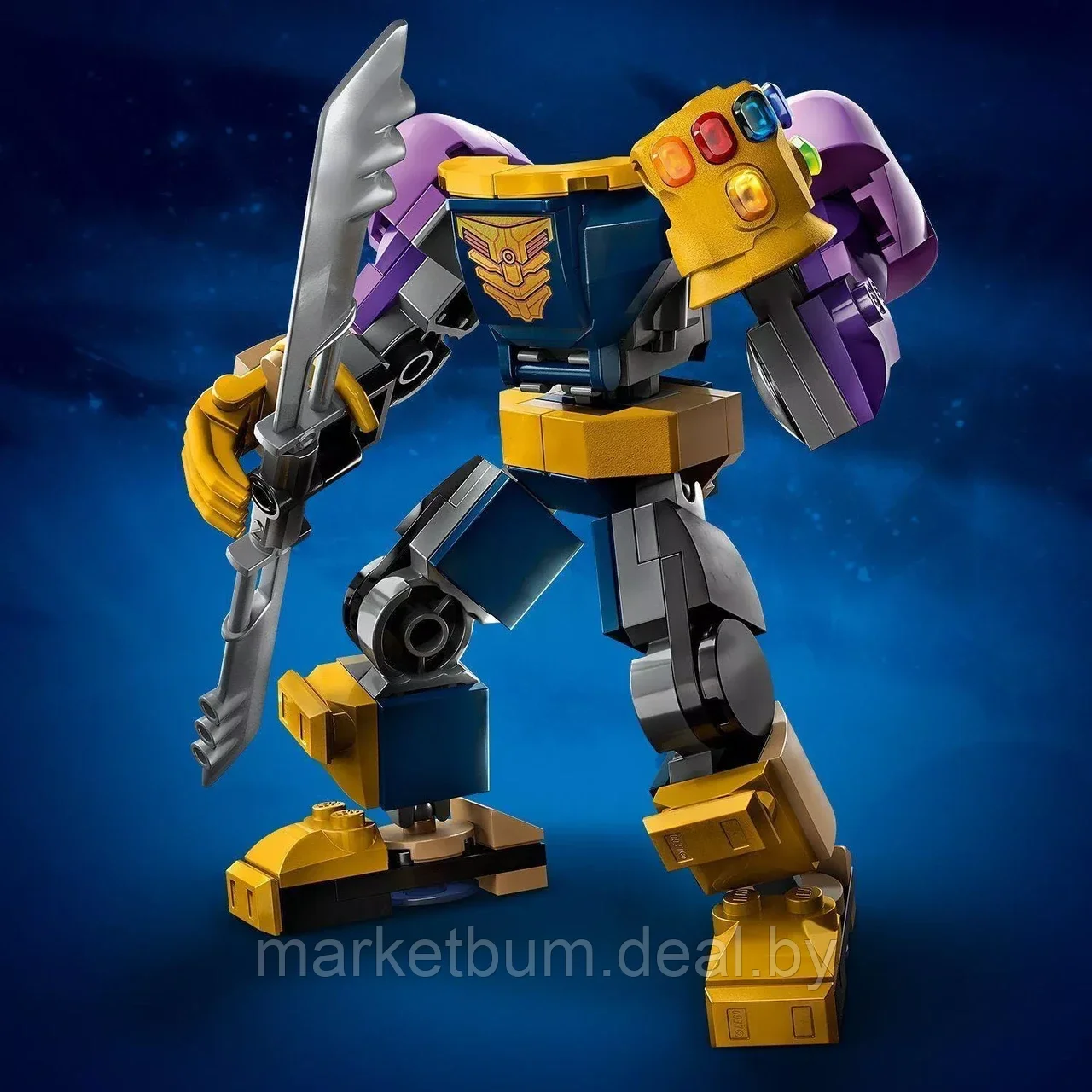 Конструктор LEGO Marvel 76242, Механическая броня Таноса - фото 6 - id-p216534598