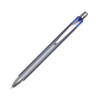Ручка шариковая автоматическая Cello Butterflow Click, синяя, цвет корпуса синий, пластик, 0.7мм.