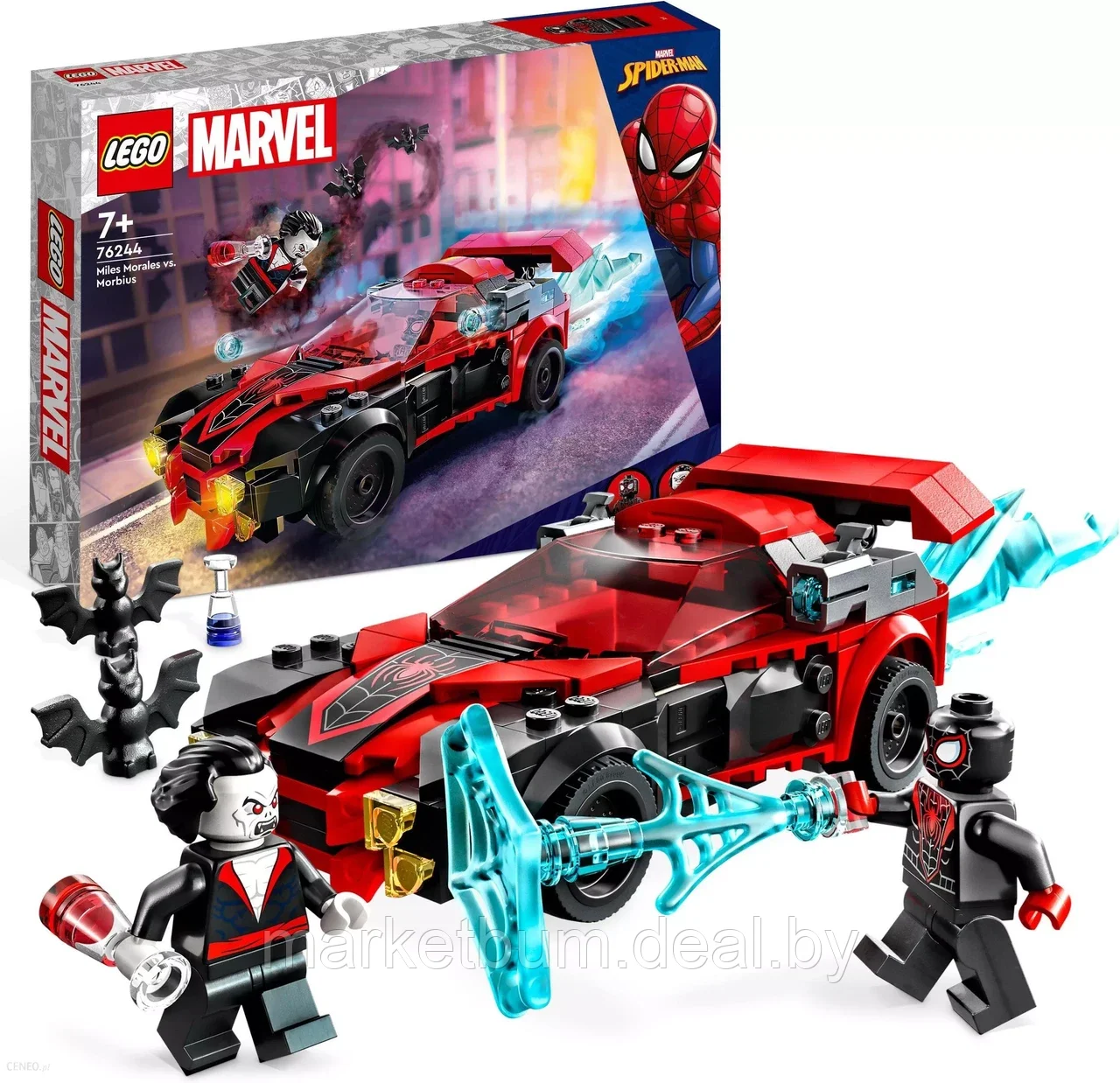 Конструктор LEGO Marvel 76244, Майлз Моралес против Морбиуса - фото 1 - id-p216537000