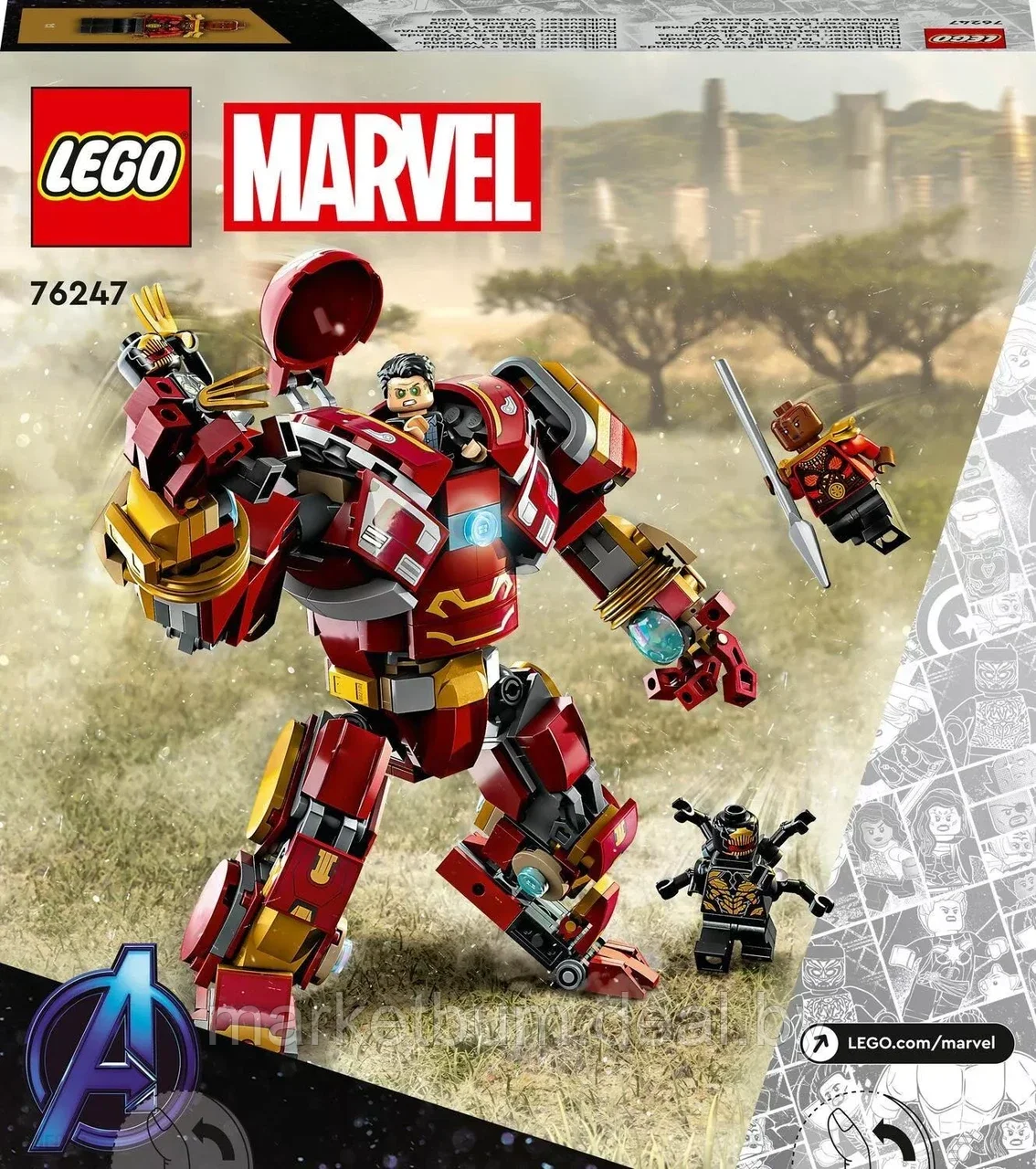 Конструктор LEGO Marvel 76247, Халкбастер: Битва за Ваканду - фото 2 - id-p216543000