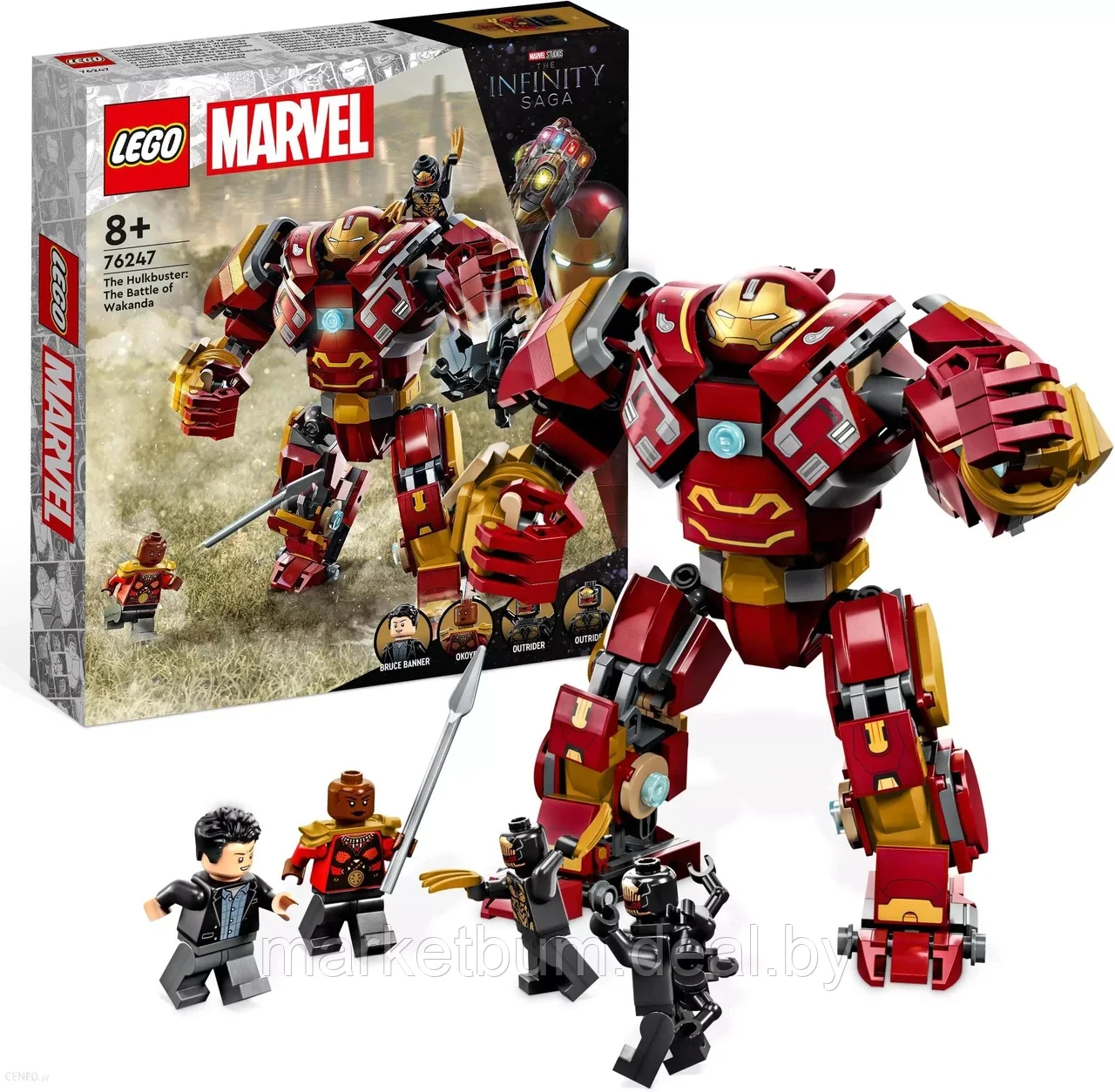 Конструктор LEGO Marvel 76247, Халкбастер: Битва за Ваканду - фото 1 - id-p216543000