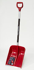Лопата для уборки снега Fachmann 05.001. Пластик, ручка метал, фото 2