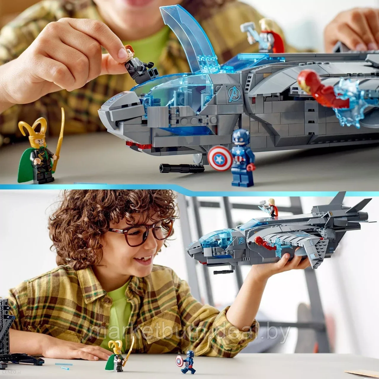 Конструктор LEGO Marvel 76248, Мстители Квинджет - фото 8 - id-p216544971
