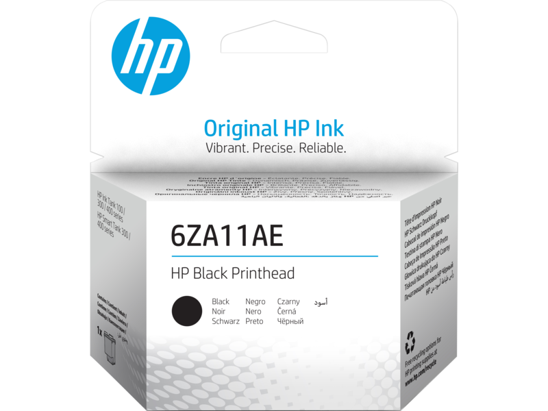 Печатающая головка HP 6ZA11AE, черная