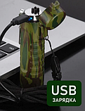 Походная электронная водонепроницаемая дуговая зажигалка - фонарик с USB зарядкой LIGHTER (3 режима), фото 3