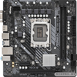 MB ASRock H610M-HVS Soc-1700 (H610) PCI-E 4.0x16 PCI-E 3.0x1 2xDDR4 3200MHz VGA+HDMI mATX RTL