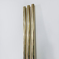 Металлическое древко (диаметр 25 мм, длина 2 м) золото