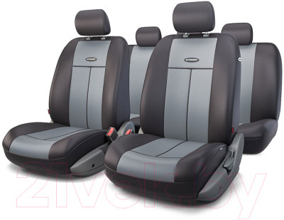 Комплект чехлов для сидений Autoprofi TT-902P BK/D.GY - фото 1 - id-p216548294