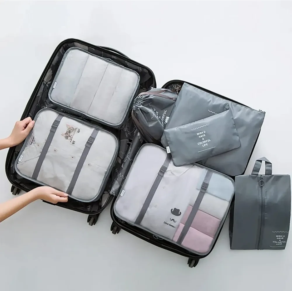 Набор органайзеров для чемодана, комплект 7 штук. - фото 3 - id-p216549508