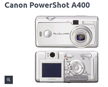 Фотоаппарат Canon PowerShot A400 без зарядки(Б/У)