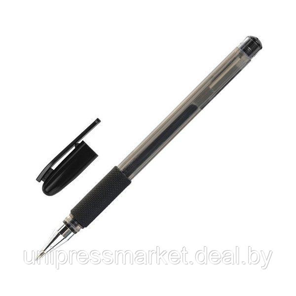 Ручка гелевая черная, узел 0,5мм 143677 - фото 1 - id-p200127404