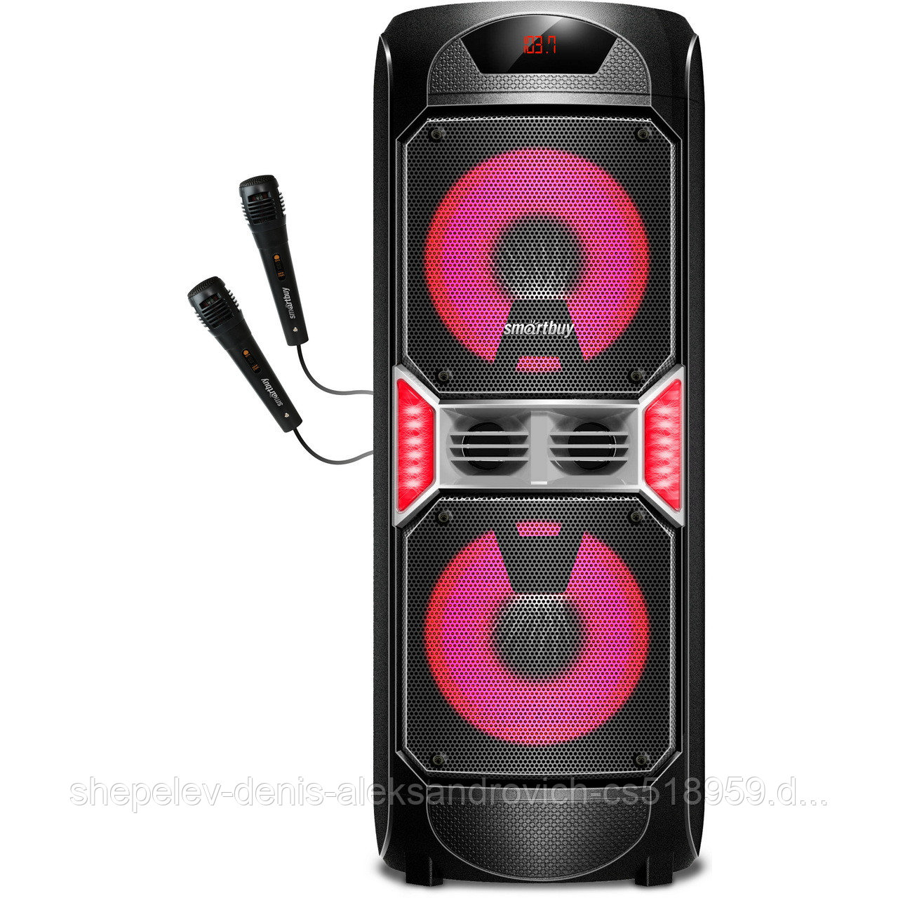 Акустическая система Smartbuy VOYAGER SBS-5430, 120Вт ,Bluetooth, MP3, 2  проводных микрофона, диско RGB, ДУ (ID#216551760), цена: 680 руб., купить  на Deal.by