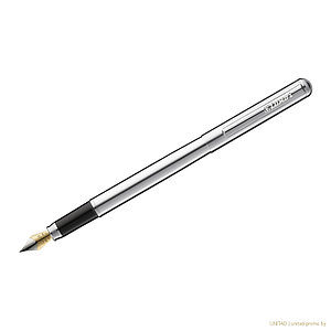 Ручка перьевая Luxor Cosmic синяя, 0,8мм, корпус хром