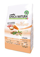 Unica Natura Unico Indoor (курица, рис, морковь), 1,5 кг