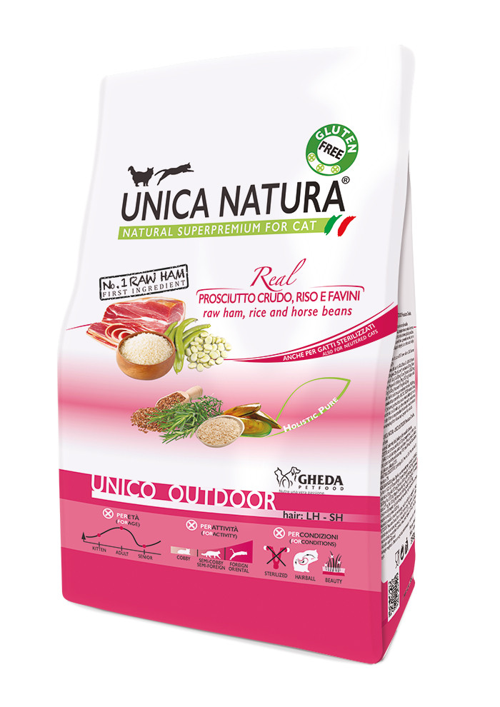 Unica Natura Unico Outdoor (ветчина, рис, бобы), 350 гр - фото 1 - id-p216563553