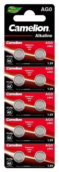Батарейки Camelion AG0 (1шт) - фото 1 - id-p216563727