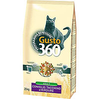 Pet360 GUSTO для кошек с кроликом, индейкой и овощами, 20 кг