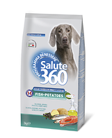 Pet 360 Salute Puppy Medium/Maxi (рыба,картофель), 3 кг