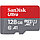 Карта памяти SanDisk Ultra microSDXC Class 10 UHS-I 80MB/s 128GB + SD adapter, фото 2