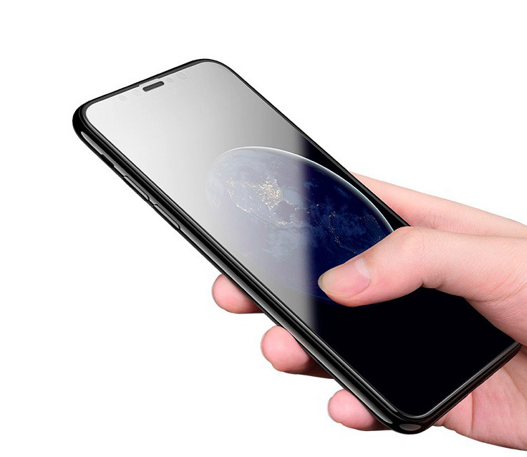 Защитное стекло для Apple iPhone XR / 11 на весь экран (черный) - фото 6 - id-p216564781