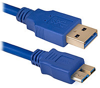 Кабель Defender USB08-06PRO USB 3.0 USB (M) - MicroB (M) 1.8м