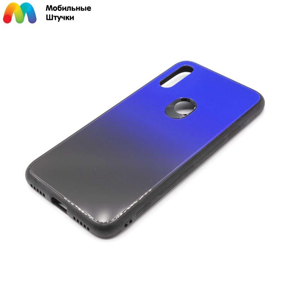 Чехол бампер Color Glass для Xiaomi Mi Play (фиолетовый-голубой) - фото 3 - id-p216564893