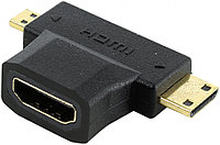 Переходник SmartBuy A119 HDMI (F) - microHDMI (M), miniHDMI (M)