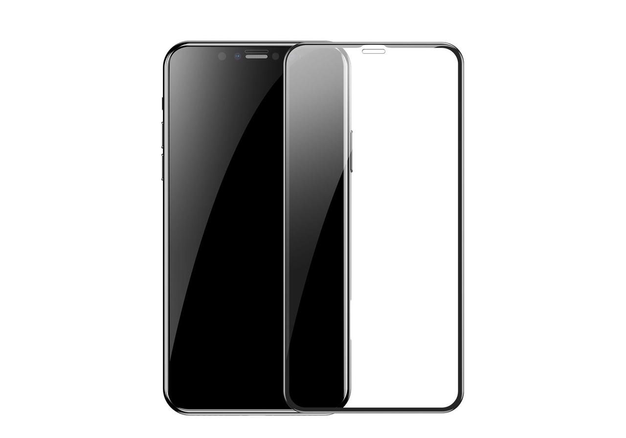 Защитное стекло для Apple iPhone XR / 11 Baseus 5D Curved-Screen мягкий край - фото 2 - id-p216564087