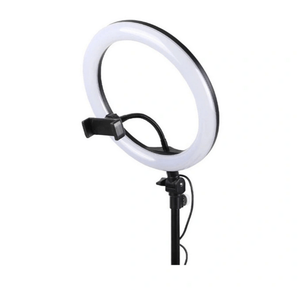 Кольцевая лампа Ring Fill Light M-33 33 см, штатив 2.2м, пульт на шнуре, крепление для смартфона - фото 5 - id-p216564140