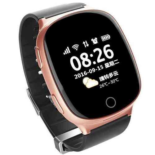 Часы телефон Smart Baby Watch Wonlex EW100S (розовое золото) - фото 1 - id-p216564155