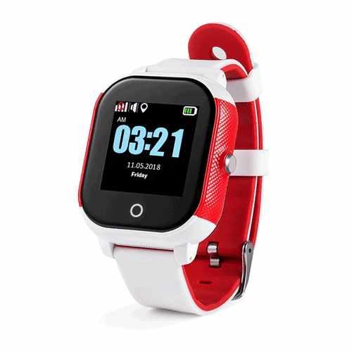 Часы телефон Smart Baby Watch Wonlex GW700S (бело-красный) - фото 3 - id-p216564160